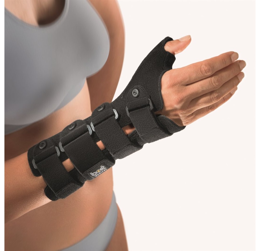BORT orthèse pouce poignet droite XS noir