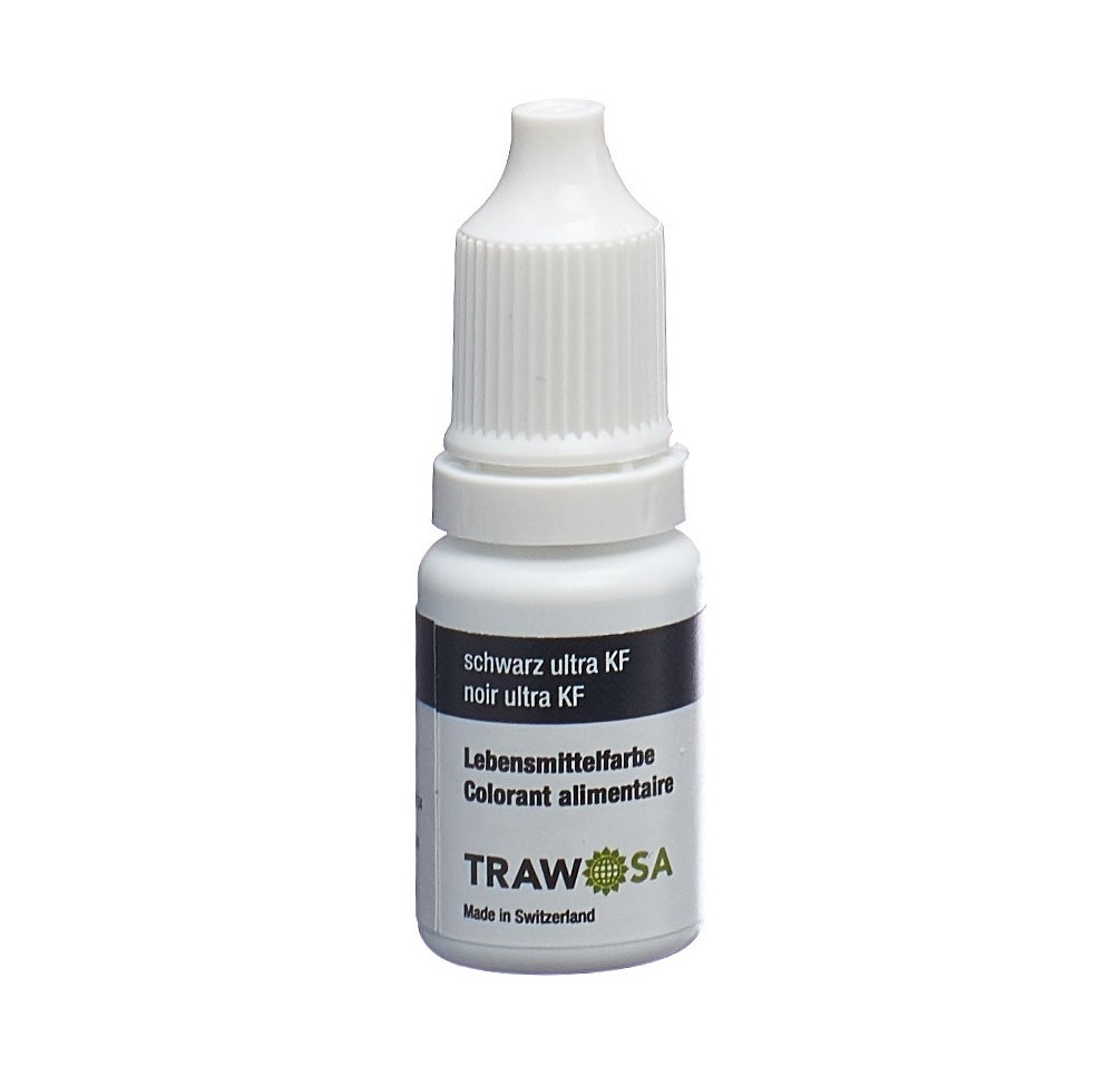 TRAWOSA colorant alimentaire noir Ultra GL 10 ml