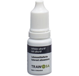 TRAWOSA colorant alimentaire noir Ultra GL 10 ml