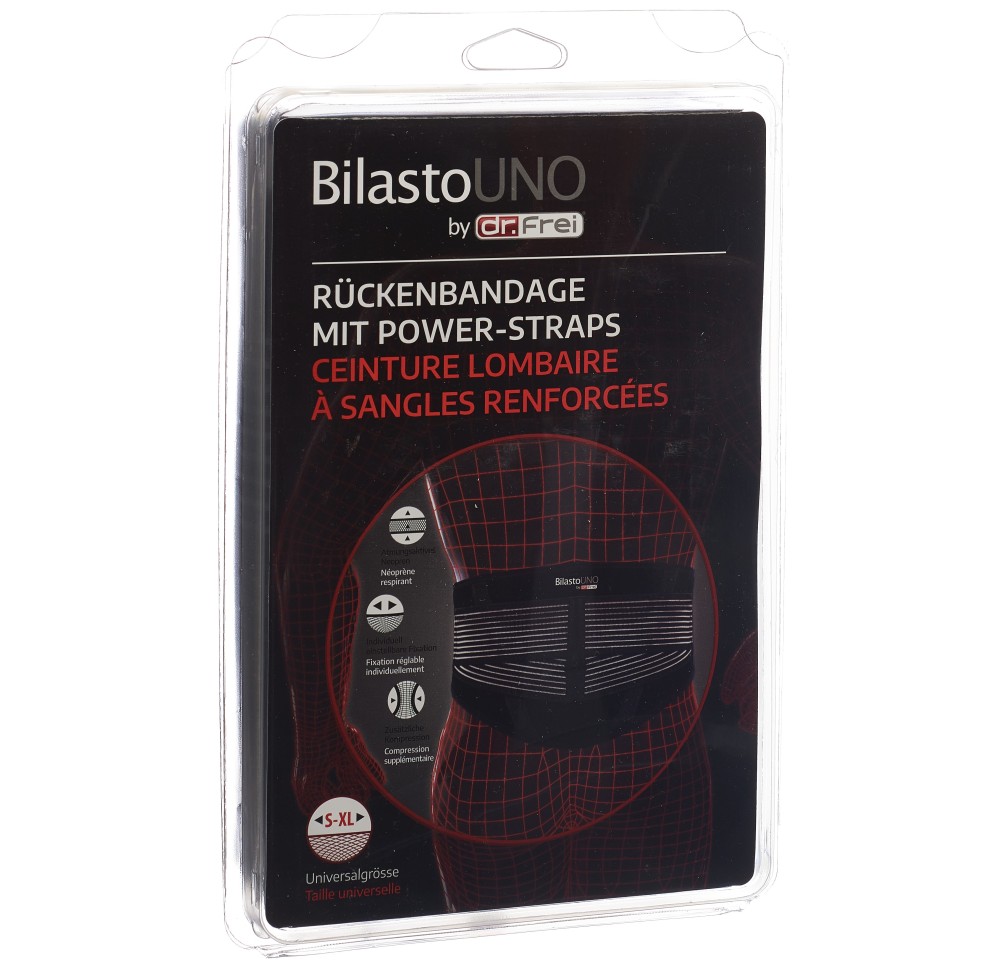 BILASTO Uno ceinture lomb S-XL à sangl renfr régla BILASTO Uno ceinture lomb S-XL à sangl renfr régla