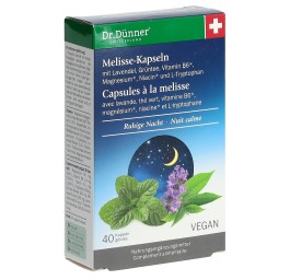 DÜNNER mélisse nuit calme caps 40 pce