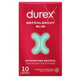 DUREX préservatif sensoriel Slim fit 10 pce