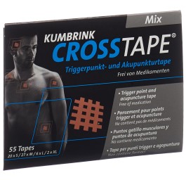 CROSSTAPE mix pansement anti-douleur 55 pce