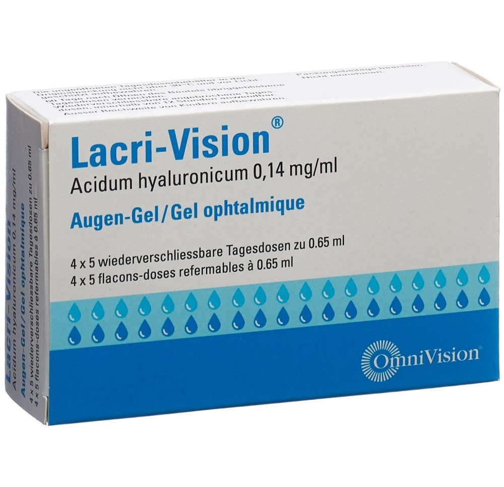 LACRI-VISION gel opht 20 fl dose 0.65 ml LACRI-VISION gel opht 20 fl dose 0.65 ml