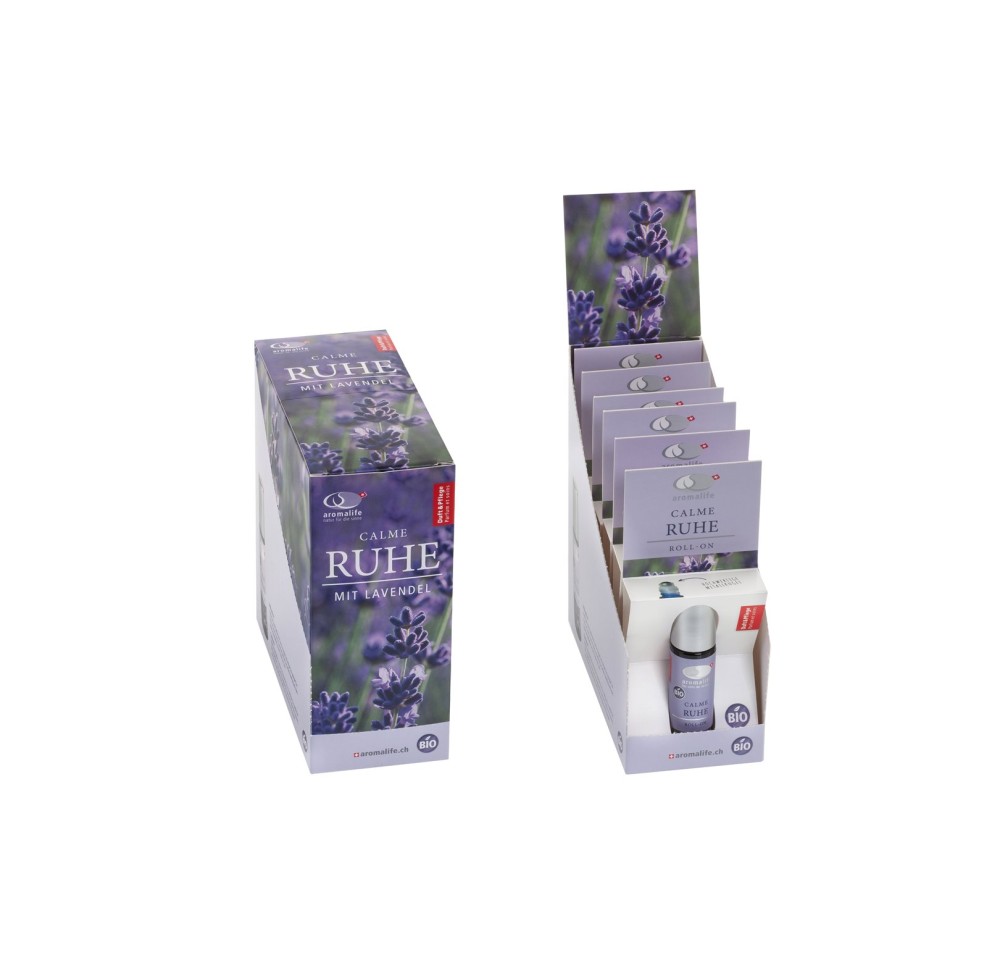 AROMALIFE calme display roll-on 6pce