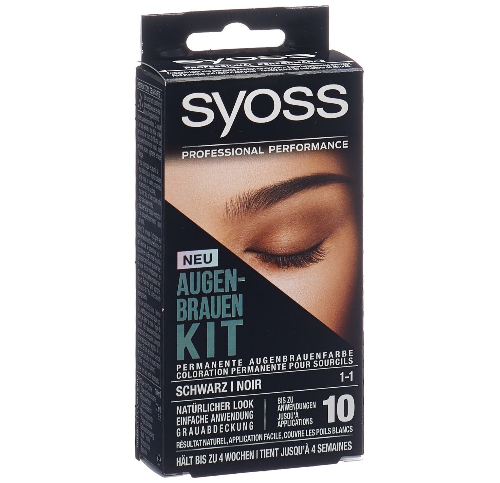 SYOSS kit sourcils noir 10 ml SYOSS kit sourcils noir 10 ml