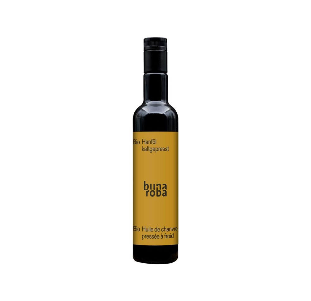 BUNAROBA Huile chanvre press froid fl 500 ml BUNAROBA Huile chanvre press froid fl 500 ml