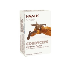 HAWLIK Cordyceps Extrait + poudre caps 60 pce