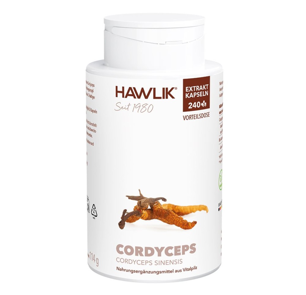 HAWLIK Cordyceps Extrait caps 240 pce