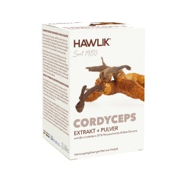 HAWLIK Cordyceps Extrait + poudre caps 120 pce