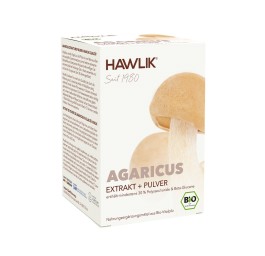 HAWLIK Agaricus Extrait + poudre caps 120 pce