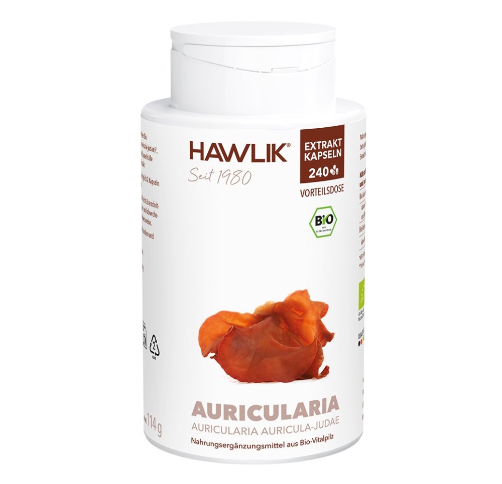 HAWLIK Auricularia Extrait caps 240 pce
