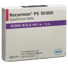 RECORMON PS 10000 UI/0.6ml prot aigu ser pré 6 pce