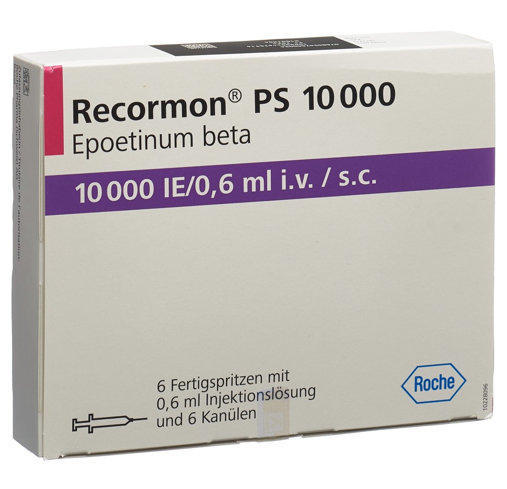 RECORMON PS 10000 UI/0.6ml prot aigu ser pré 6 pce RECORMON PS 10000 UI/0.6ml prot aigu ser pré 6 pce