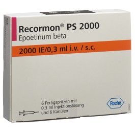 RECORMON PS 2000 UI/0.3ml prot aigu ser pré 6 pce