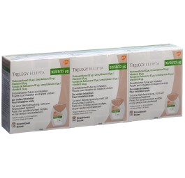 TRELEGY ELLIPTA pdr inh 92/55/22mcg 3 x 30 dos