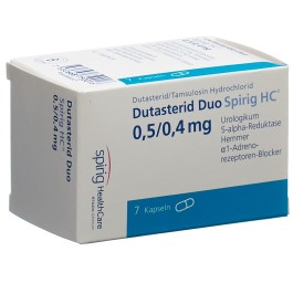 DUTASTERIDE DUO Spirig HC caps 0.5mg/0.4mg 7 pce