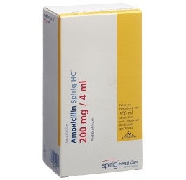 AMOXICILLINE Spirig HC 200 mg/4ml p susp fl 100 ml