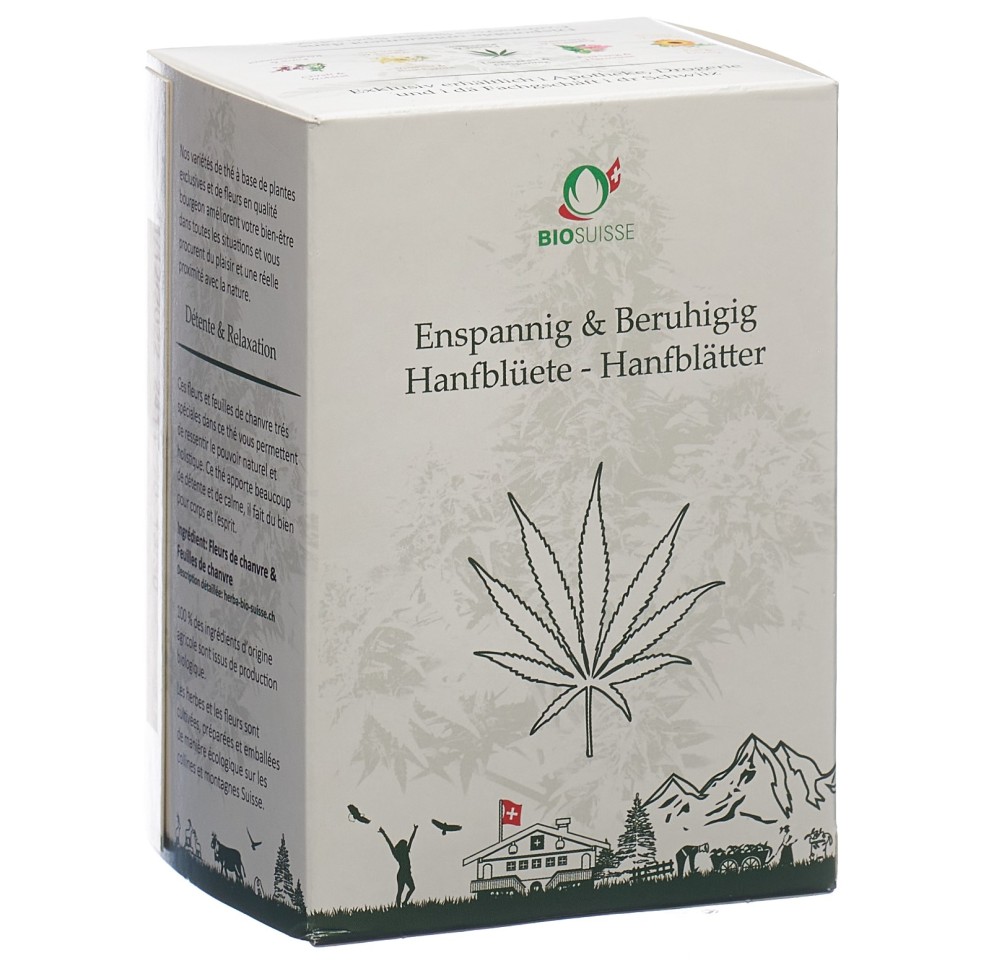 HERBA BIO SUISSE dét relax tisane chanv 20 x 1.5 g