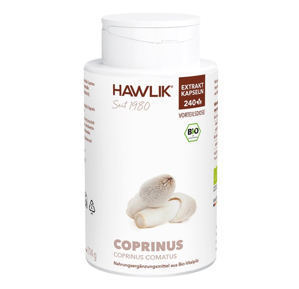 HAWLIK Coprinus Extrait caps 240 pce