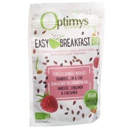 OPTIMYS Easy Breakfast framboi lin chia bio 350 g
