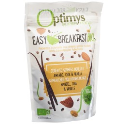 OPTIMYS Easy Breakfast amande chia vanil bio 350 g