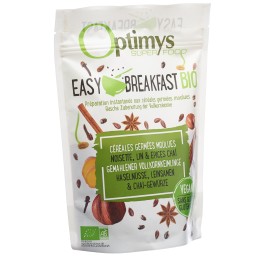 OPTIMYS Easy Breakfast noisette lin chai bio 350 g