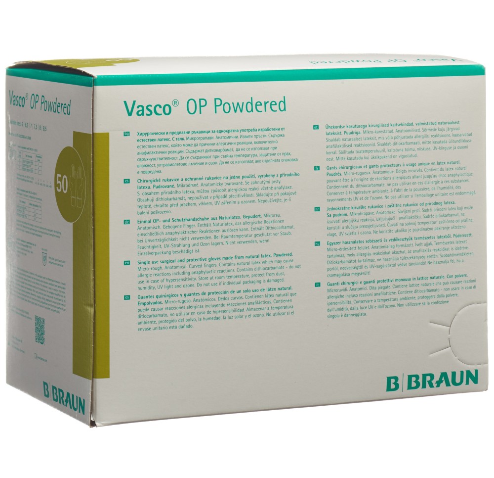 VASCO OP Powdered Gr6 50 paire