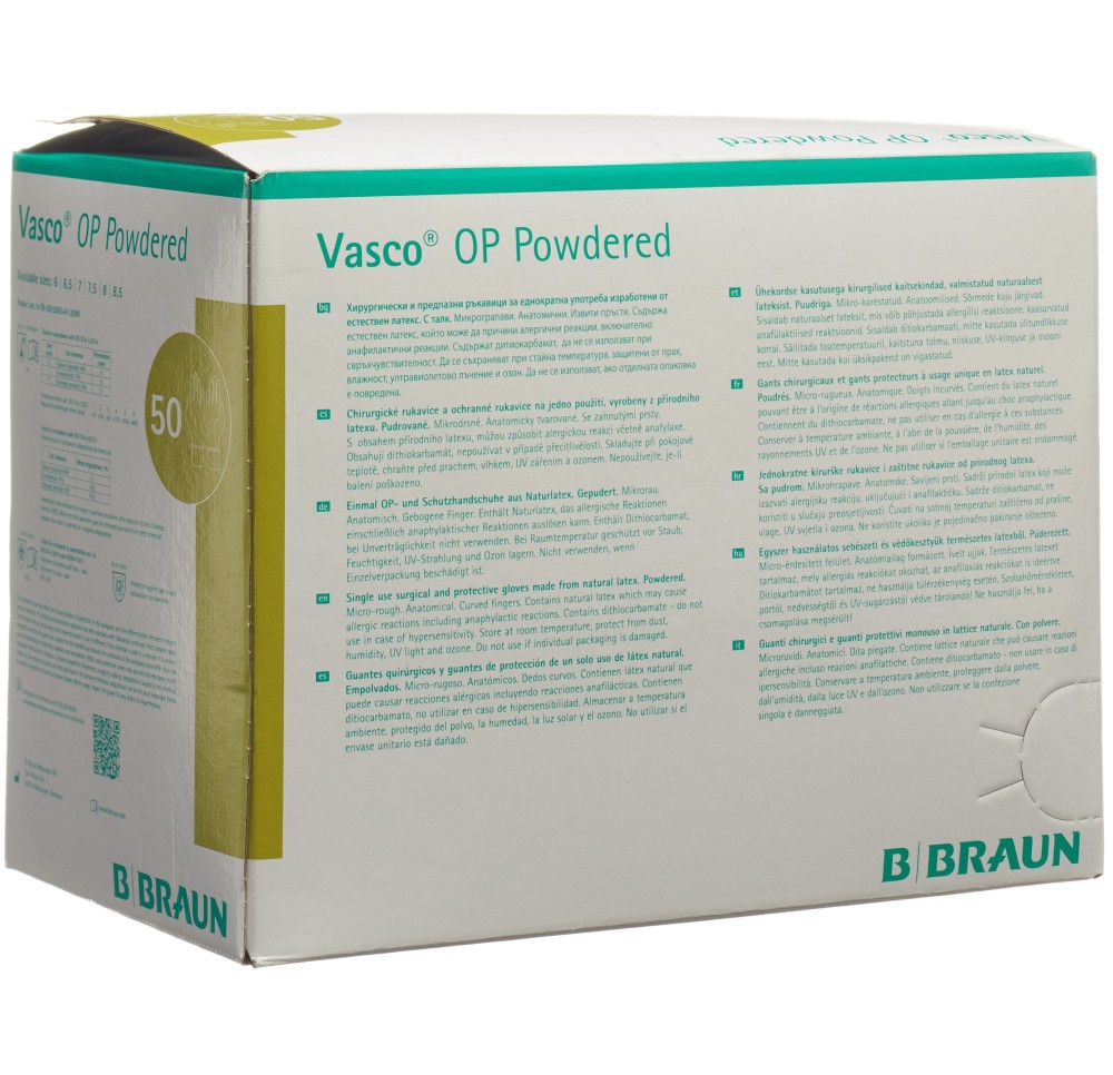 VASCO OP Powdered Gr7.5 50 paire