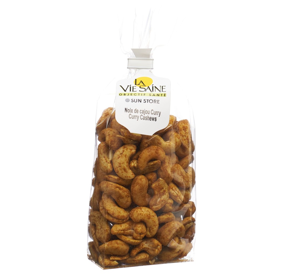 LA VIE SAINE Noix de cajou Curry sach 200 g LA VIE SAINE Noix de cajou Curry sach 200 g