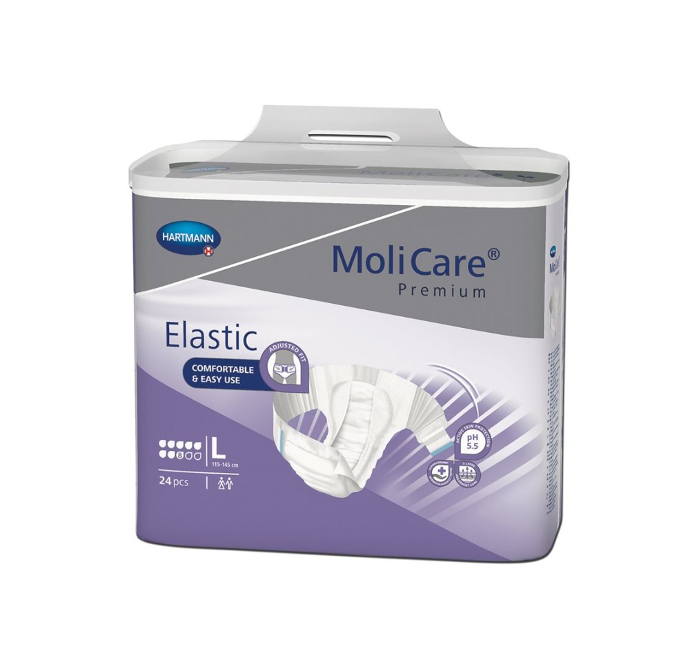 MOLICARE Elastic L 8 gouttes 24 pce MOLICARE Elastic L 8 gouttes 24 pce