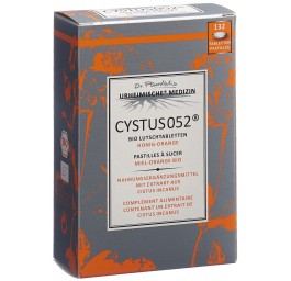 CYSTUS 052 bio past à sucer miel-orange 132 pce
