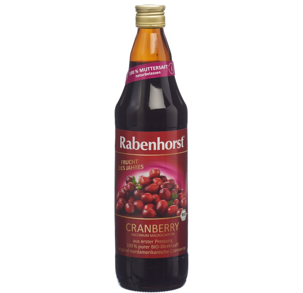 RABENHORST jus pur de cranberry bio fl 750 ml RABENHORST jus pur de cranberry bio fl 750 ml