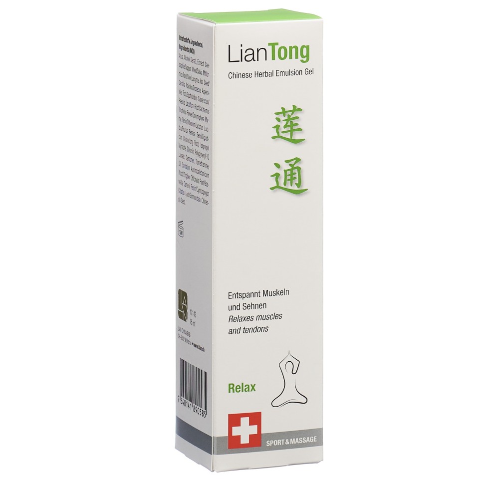 LIANTONG Chinese Herbal Emulsion Gel Relax 75 ml
