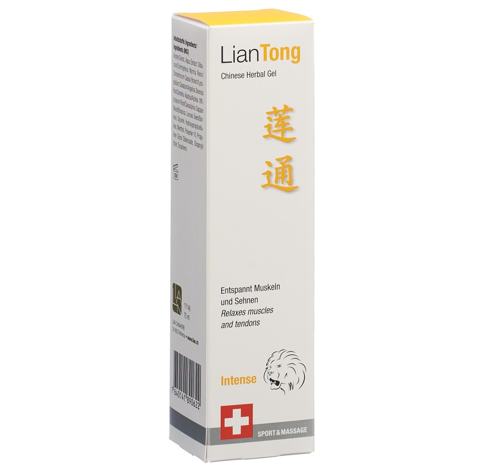 LIANTONG Chinese Herbal Intense Gel dist 75 ml LIANTONG Chinese Herbal Intense Gel dist 75 ml