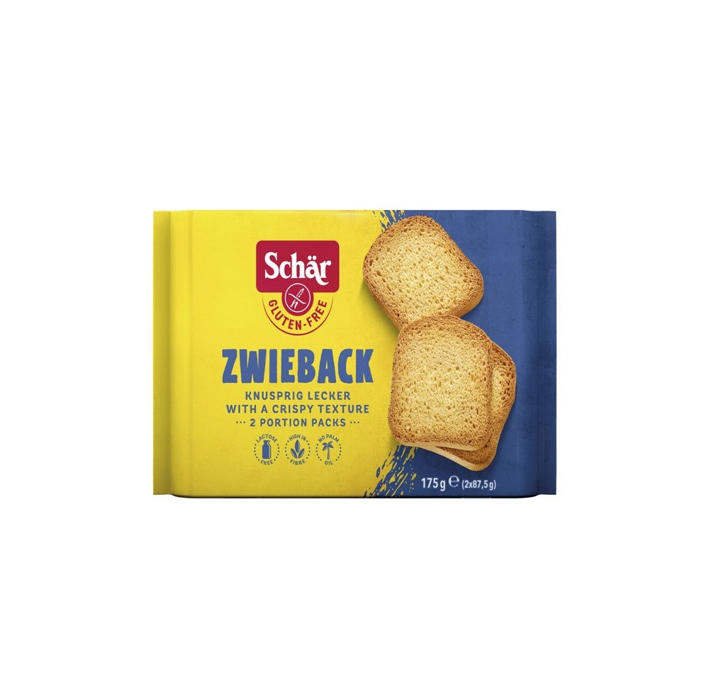 SCHÄR zwieback sans gluten 175 g SCHÄR zwieback sans gluten 175 g
