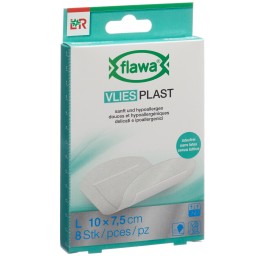 FLAWA Vlies Plast pansement 7.5x10cm 8 pce