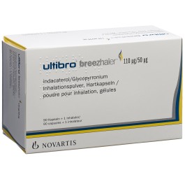 ULTIBRO BREEZHALER 110mcg/50mcg 90 pce