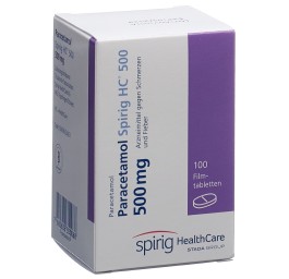PARACETAMOL Spirig HC cpr pell 500 mg bte 100 pce
