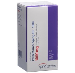 PARACETAMOL Spirig HC cpr pell 1000 mg bte 100 pce