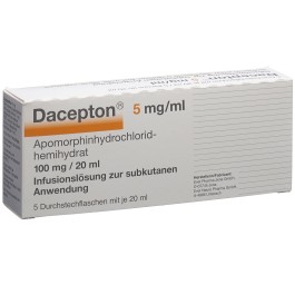 DACEPTON sol perf 100 mg/20ml 5 flac 20 ml