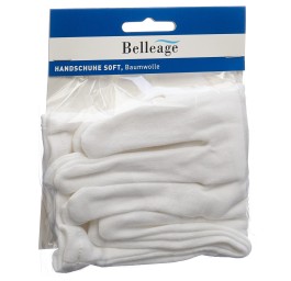BELLEAGE gants au coton doux 1 paire