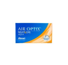 AIR OPTIX Night & Day Aqua lenses cont plano 6 pce