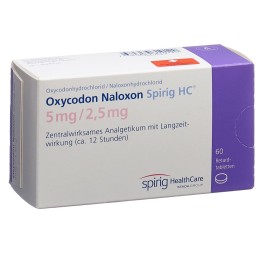 OXYCODON NALOXON Spirig HC cpr ret 5/2.5mg 60 pce