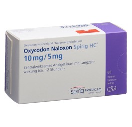 OXYCODON NALOXON Spirig HC cpr ret 10/5mg 60 pce