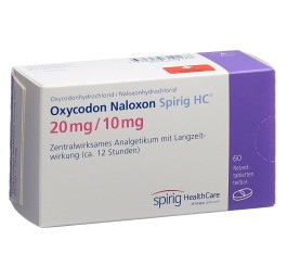OXYCODON NALOXON Spirig HC cpr ret 20/10mg 60 pce