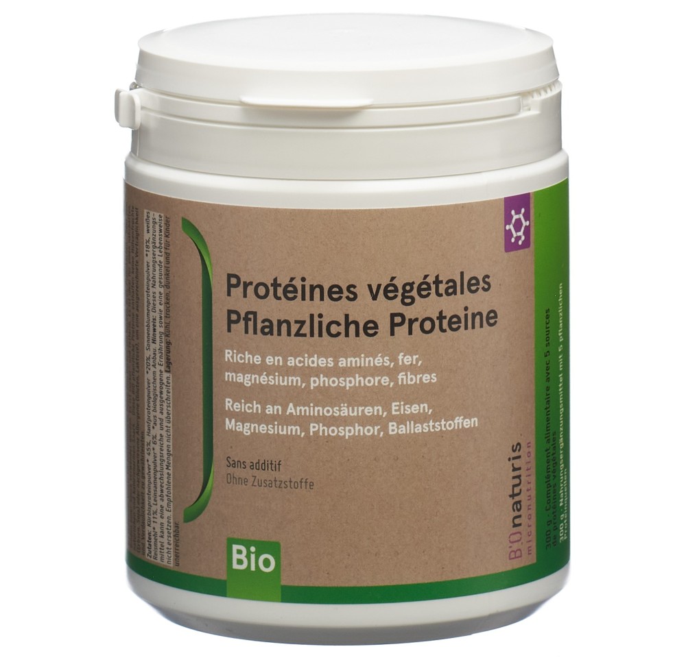 BIONATURIS protéines végétales pdr bte 300 g BIONATURIS protéines végétales pdr bte 300 g