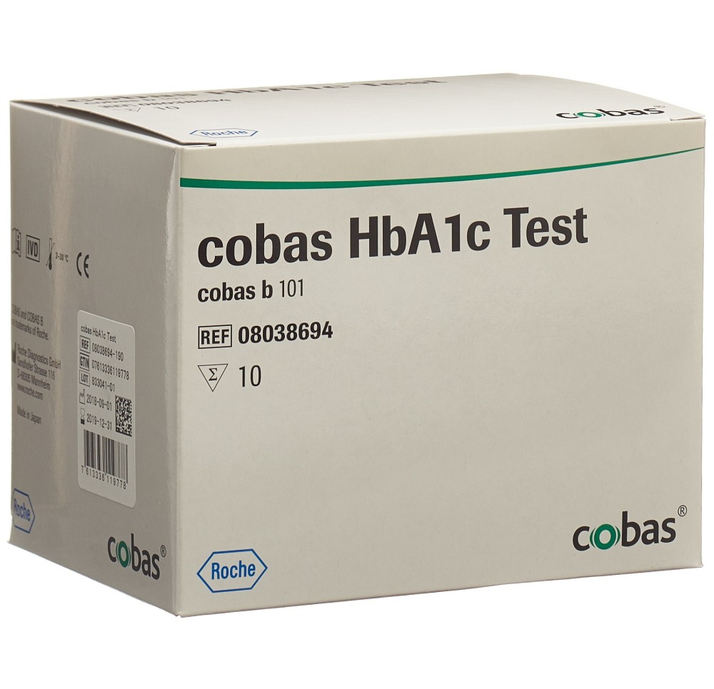 COBAS B 101 HbA1c test (nouv) 10 pce