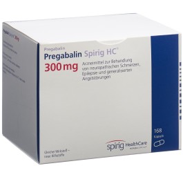 PREGABALINE Spirig HC caps 300 mg 168 pce