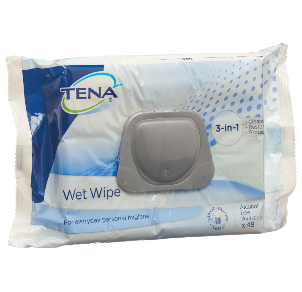 TENA Wet Wipes 48 pce TENA Wet Wipes 48 pce